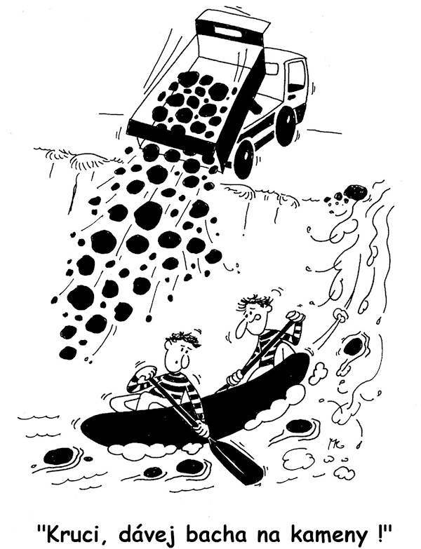 Kruci, dávej bacha na kameny!