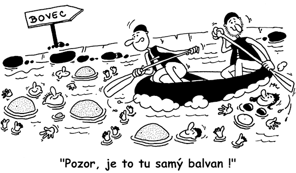 Pozor, je to tu samý balvan!