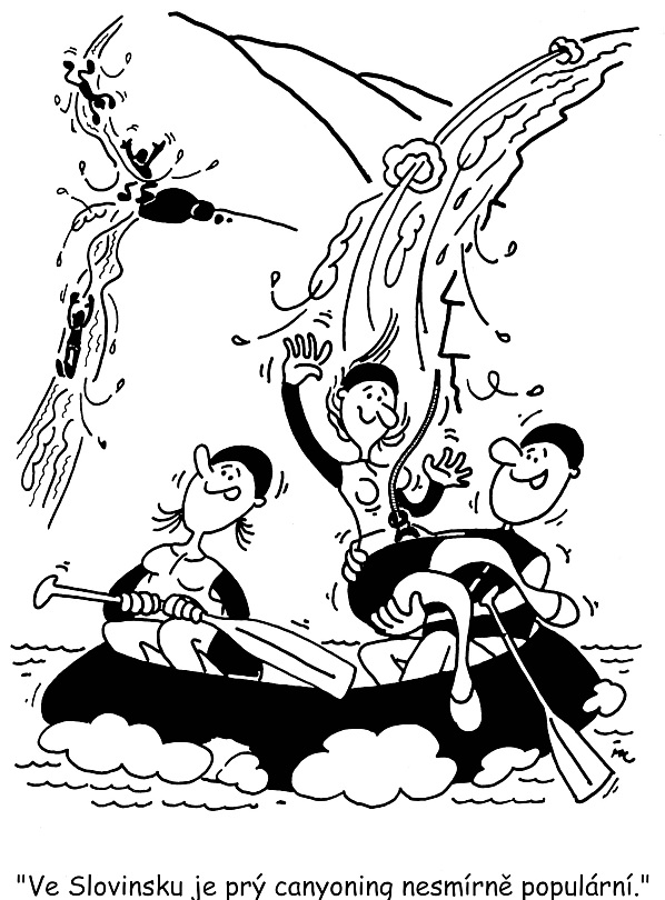 Ve Slovinsku je prý canyoning nesmírně populární