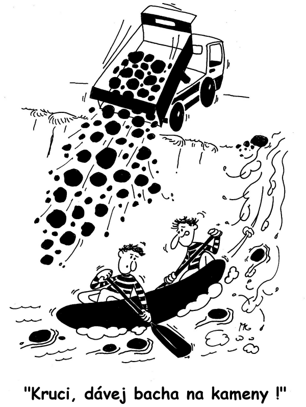 Kruci, dávej pozor na ty kameny!