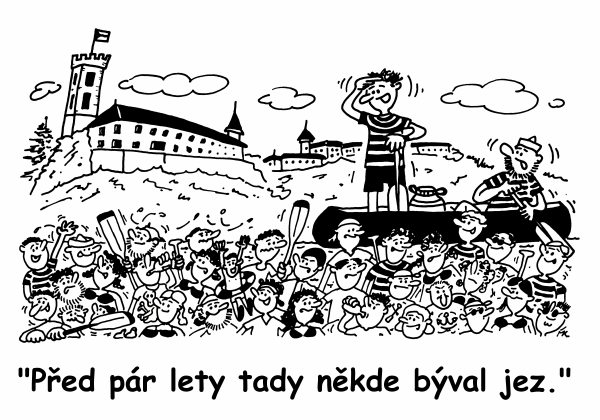 Před pár lety tady býval jez