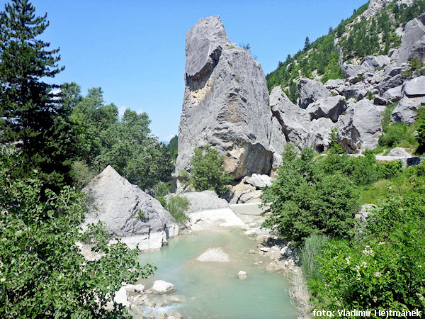 Drôme nad Die – divočinka Drôme nad Die – divočinka