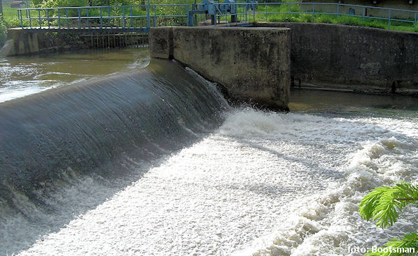 Puvodni jez v Lupenem Puvodni jez v Lupenem