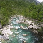 Slalomka 05/2022, vodočet v  Kobaridu 26 m3/s