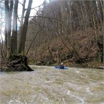Březná před Hoštejnem, 24.02.2020, 102 cm (6m3/s)