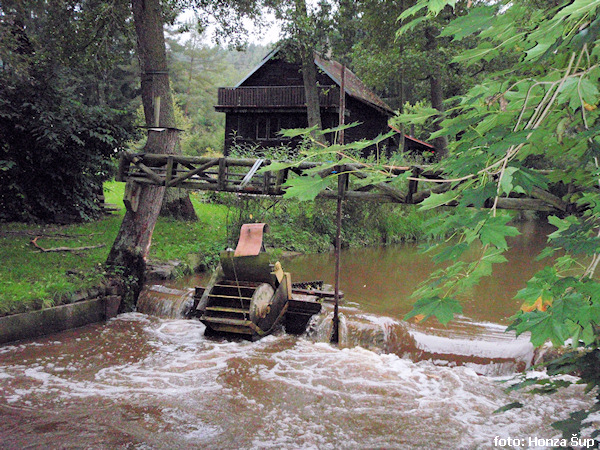 Stupínek 200 m před ústím do Střely Stupínek 200 m před ústím do Střely