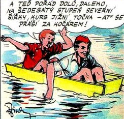 Obrázek Rychlonožky s Červenáčkem Obrázek Rychlonožky s Červenáčkem
