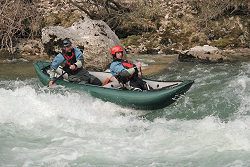 Prototyp samovylévací kanoe Prototyp samovylévací kanoe